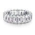 Small Pavé Stackable Ring S925 Sterling Silver Women’s Zirconia Combination Thin Matching Ring Index or Pinky Finger Ring - MOWTE