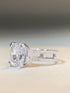 Luxury S925 Sterling Silver Zirconia Ring for Women - Double Row Pavé Icy Cut Band - MOWTE
