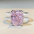 Luxury S925 Sterling Silver Zirconia Ring for Women - Double Row Pavé Icy Cut Band - MOWTE