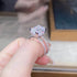 Luxury S925 Sterling Silver Zirconia Ring for Women - Double Row Pavé Icy Cut Band - MOWTE