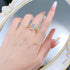 2025 New Style S925 Gold-Plated Silver 8*12 Rectangular Pagoda High Carbon Diamond Ring - MOWTE