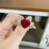 Luxury S925 Sterling Silver 6ct Heart Cut Ring for Women Wedding - MOWTE