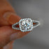 1 Ct Moissanite S925 Sterling Silver Ring for Women Engagement & Wedding Proposal Ring - MOWTE