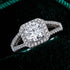 1 Ct Moissanite S925 Sterling Silver Ring for Women Engagement & Wedding Proposal Ring - MOWTE