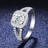 1 Ct Moissanite S925 Sterling Silver Ring for Women Engagement & Wedding Proposal Ring - MOWTE