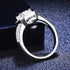 1 Ct Moissanite S925 Sterling Silver Ring for Women Engagement & Wedding Proposal Ring - MOWTE