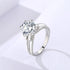 Moissanite Ring for Women S925 Sterling Silver Full Diamond Halo 3ct Proposal Engagement Ring
