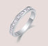 Micro-Pavé Moissanite S925 Sterling Silver Minimalist Ring for Women