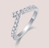 Micro-Pavé Moissanite S925 Sterling Silver Minimalist Ring for Women