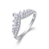 925 Sterling Silver Stackable Moissanite Ring – Light Luxury Style