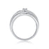 Luxury Micro-Paved Full Diamond 925 Sterling Silver Moissanite High-End Ring