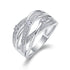 Luxury Micro-Paved Full Diamond 925 Sterling Silver Moissanite High-End Ring