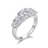 S925 silver 1ct moissanite ring fashion high-end ring
