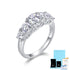 S925 silver 1ct moissanite ring fashion high-end ring