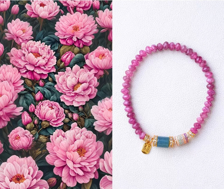 Tourmaline jadeite color contrast