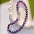 Vintage 12mm domineering large deep purple natural amethyst necklace collarbone sweater chain
