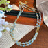 Natural Aquamarine Pavé Choker Necklace