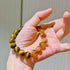 10mm Natural Honeyed Caramel Milky Tajin Golden Tiger's Eye Artfully Crafted Bracelet
