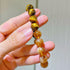 10mm Natural Honeyed Caramel Milky Tajin Golden Tiger's Eye Artfully Crafted Bracelet