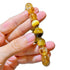 10mm Natural Yellow Tiger Eye Quartz Designer Bracelet