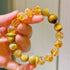 10mm Natural Yellow Tiger Eye Quartz Designer Bracelet