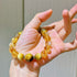 10mm Natural Yellow Tiger Eye Quartz Designer Bracelet