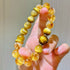 10mm Natural Yellow Tiger Eye Quartz Designer Bracelet