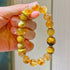 10mm Natural Yellow Tiger Eye Quartz Designer Bracelet