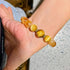 10mm Natural Yellow Tiger Eye Quartz Designer Bracelet