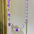 Fresh Vintage-Style Natural White Crystal & Amethyst Designer Collar Necklace