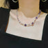 Fresh Vintage-Style Natural White Crystal & Amethyst Designer Collar Necklace