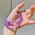 Designer 4mm Lavender-Purple Natural Amethyst & White Crystal Multi-Wrap Bracelet