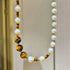 Vintage Premium Natural Freshwater Pearl & Tiger's Eye Starry Sky Necklace