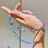 4mm Vintage Premium Rainbow Quartzite Happy Hues Necklace