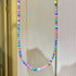 4mm Vintage Premium Rainbow Quartzite Happy Hues Necklace