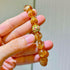 10mm Caramel Honey Cream Citrine Designer Bracelet