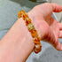 10mm Caramel Honey Cream Citrine Designer Bracelet