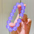 12mm Natural Violet Quartzite Gemstone Bead Bracelet