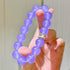 12mm Natural Violet Quartzite Gemstone Bead Bracelet