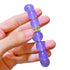 12mm Natural Violet Quartzite Gemstone Bead Bracelet
