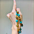 10mm Designer Turquoise-Colored Quartzite & Natural Tiger's Eye Jewelry Set