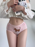 Pure desire cartoon ice facial mask underpants female cotton crotch dachshund dog seamless comfortable thin
