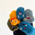 Handmade Creative Woolen Gloves Oversized Funny Alien