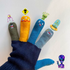 Handmade Creative Woolen Gloves Oversized Funny Alien