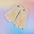 Warm gloves for men and women in winter, cute cartoon plush cat paws, outdoor cold proof and thick windproof bear paw gloves