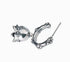 Men's Sterling Silver Stud Earrings Silver Jewelry Gothic Earrings - MOWTE
