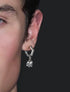 Men's Sterling Silver Stud Earrings Silver Jewelry Gothic Earrings - MOWTE