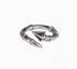 Pure silver ring temperament arrow sparkling diamond hip-hop hooligan handsome ring - MOWTE