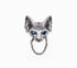 Pure silver earrings Sphinx cat personality male and female temperament handsome and trendy earrings - MOWTE