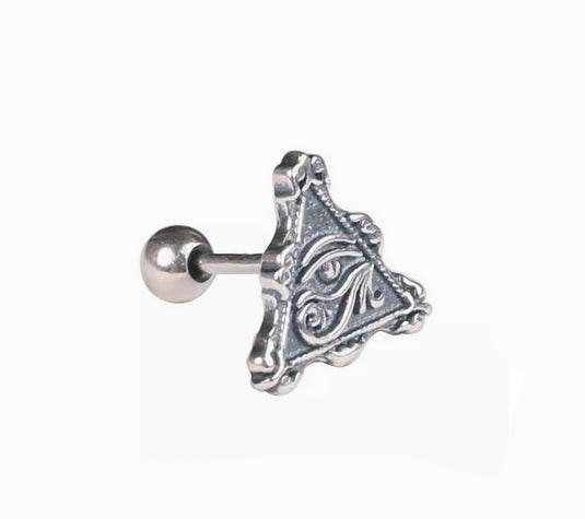 Personalized design of pure silver earrings INS retro earrings - MOWTE